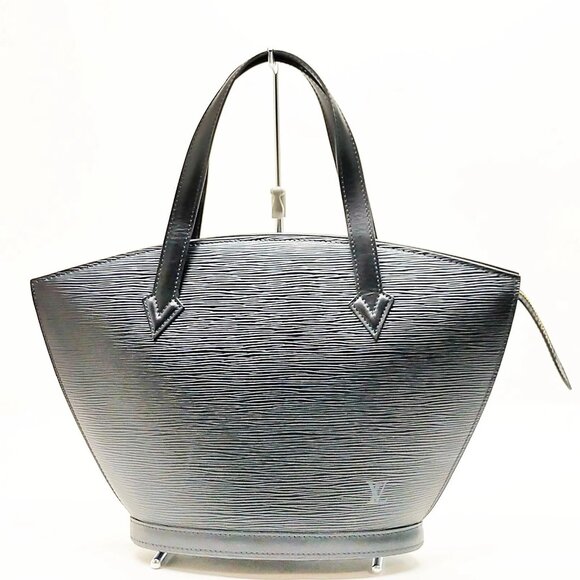 Louis Vuitton LV Hand Bag Saint Jacques Black Epi 600-052725 - Picture 1 of 13